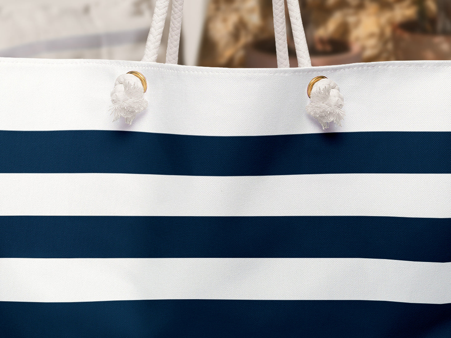 Breton Stripe Beach Bag