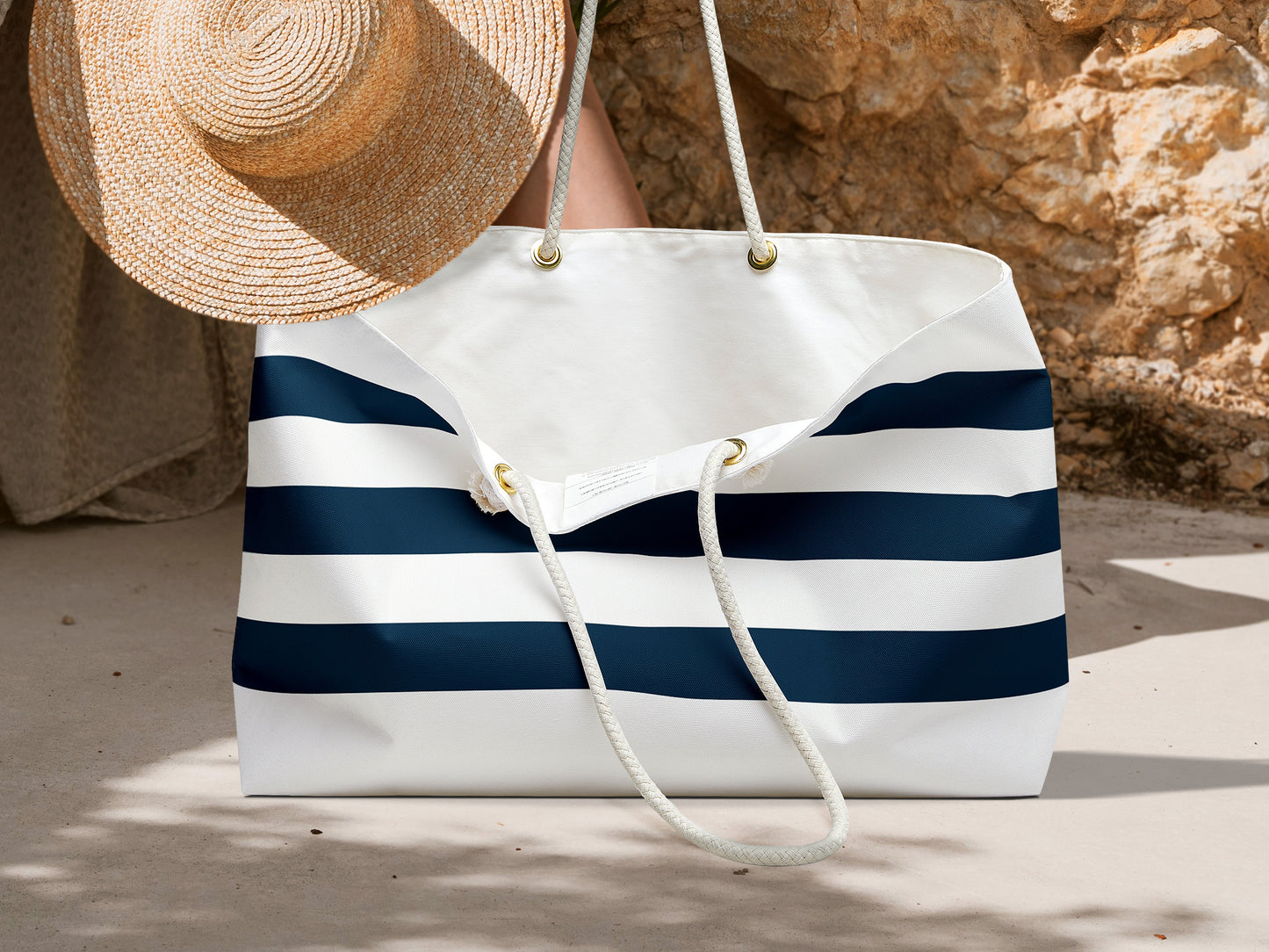 Breton Stripe Beach Bag