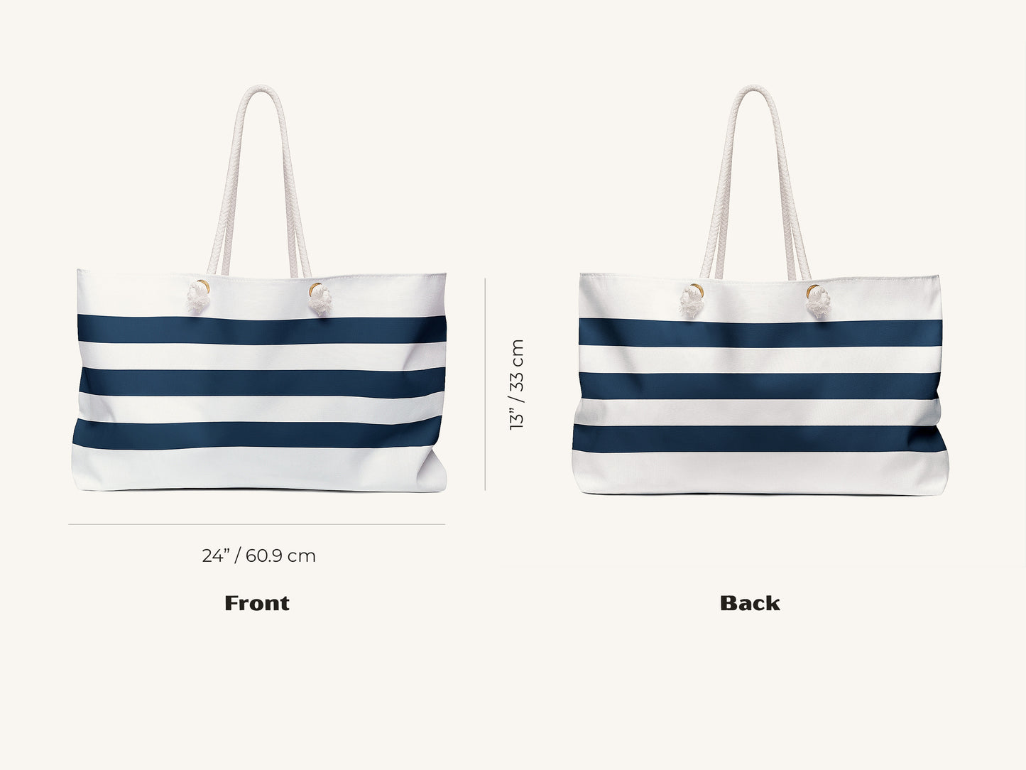 Breton Stripe Beach Bag