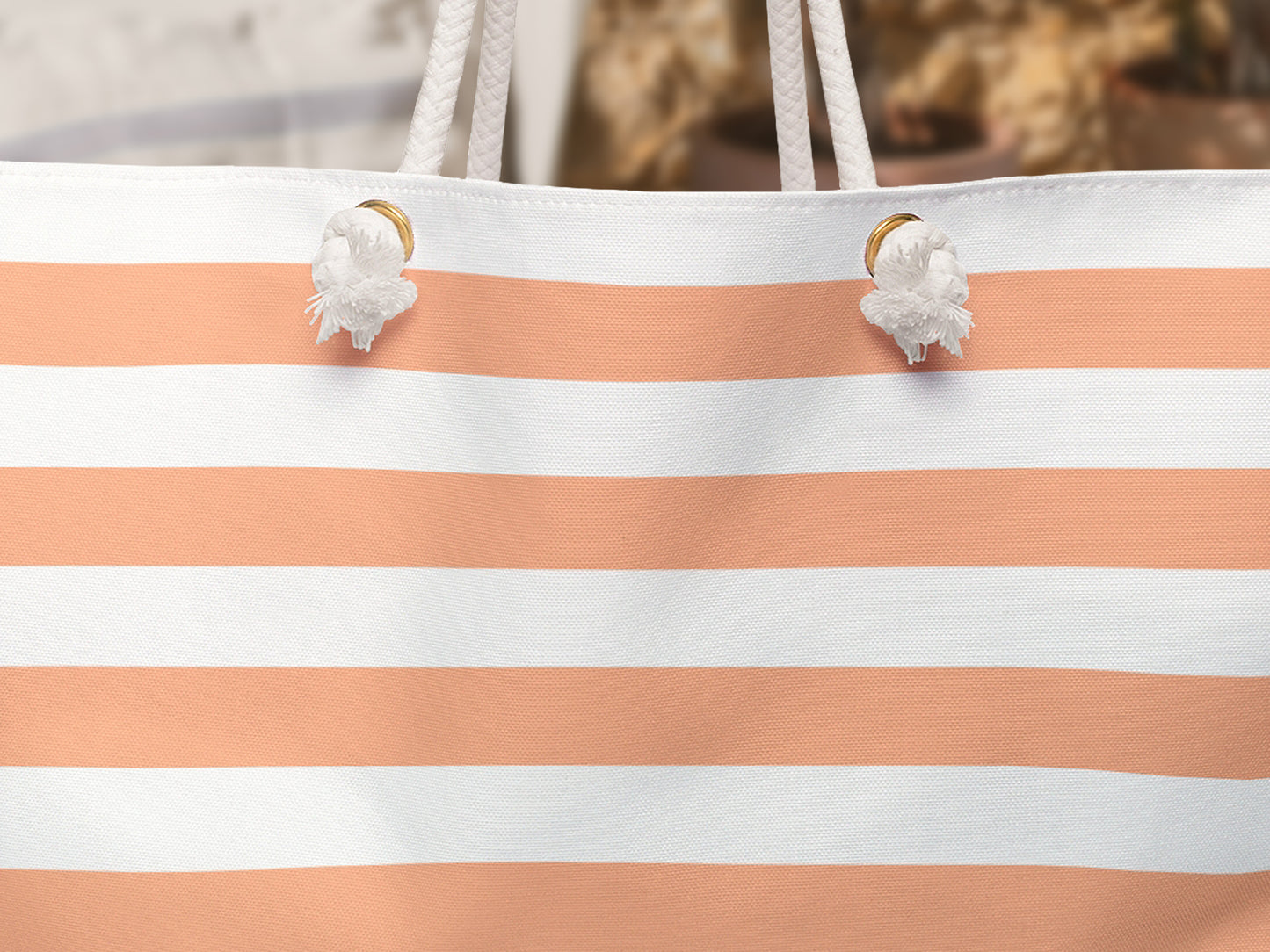 Cabana Stripe Beach Bag