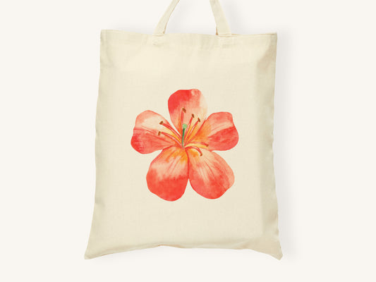 Floral Canvas Tote