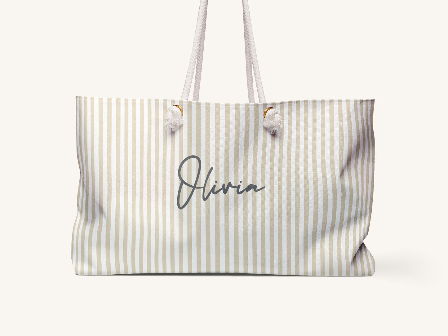 Bengal Stripe Signature Beach Bag