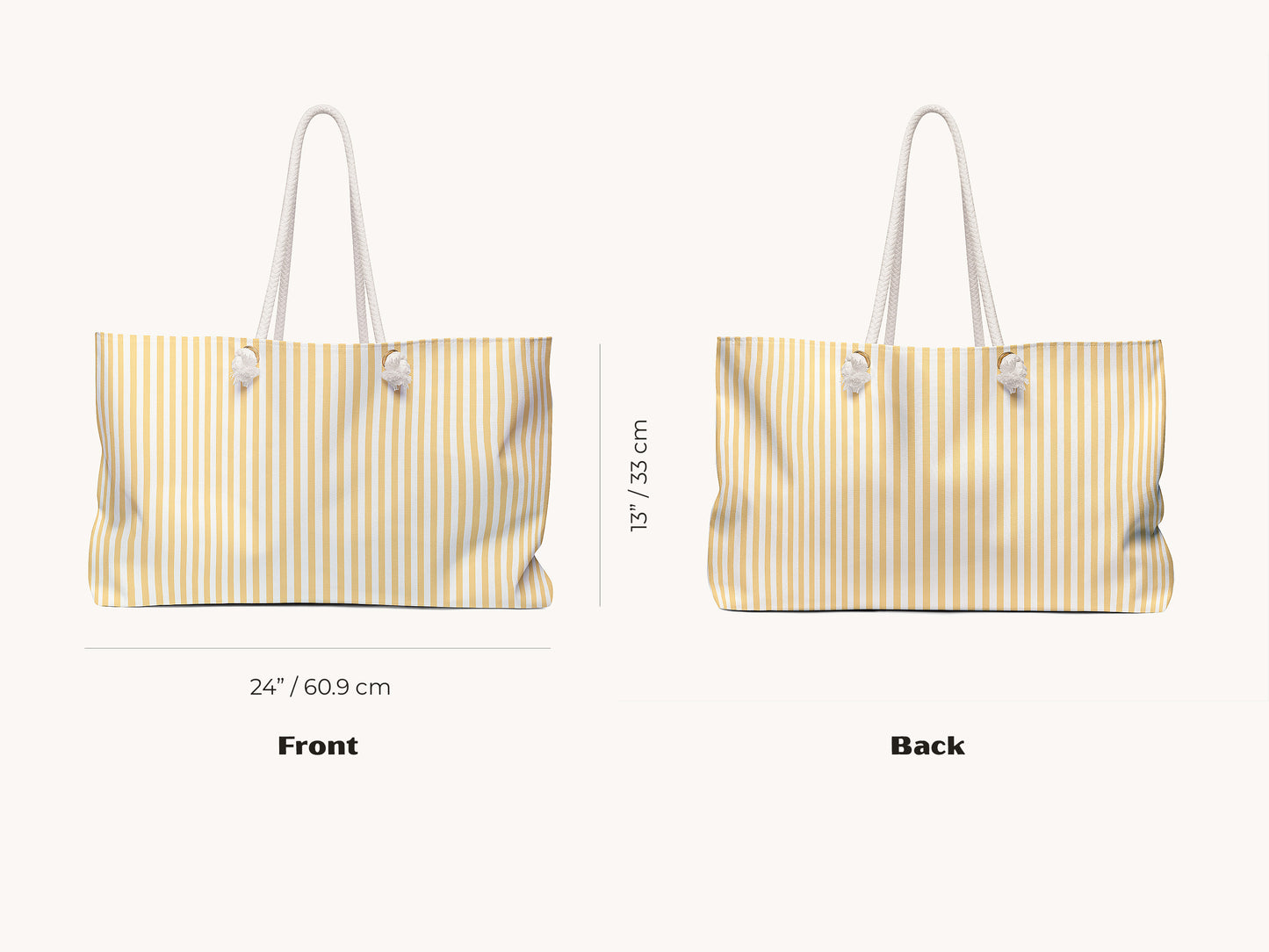 Bengal Stripe Beach Bag