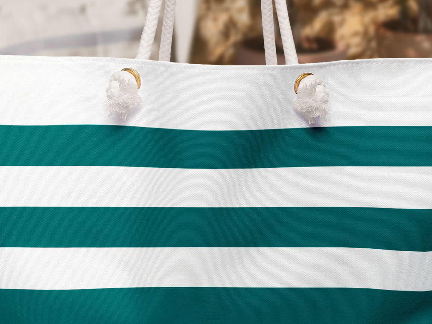 Breton Stripe Beach Bag