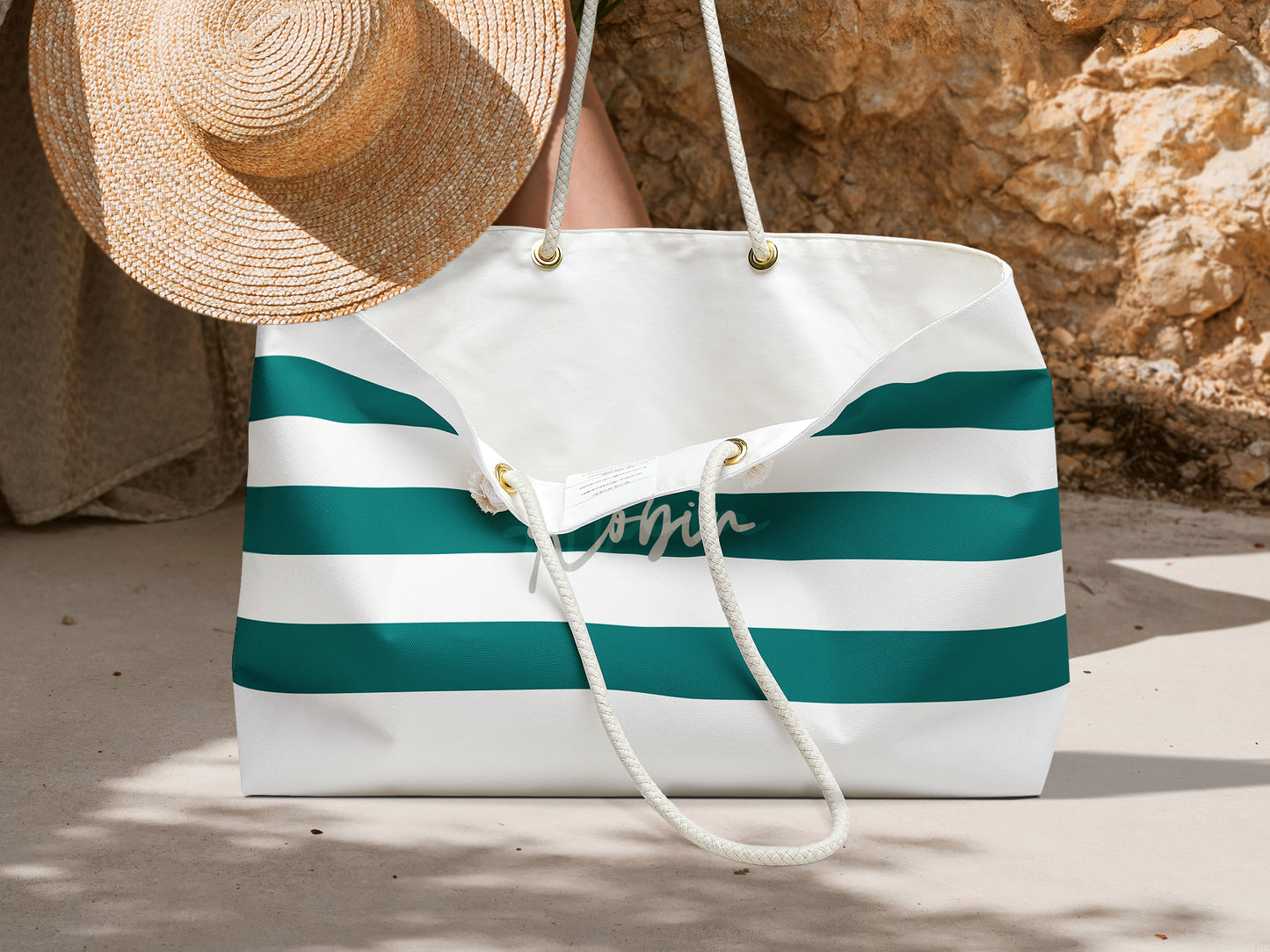 Breton Stripe Signature Beach Bag