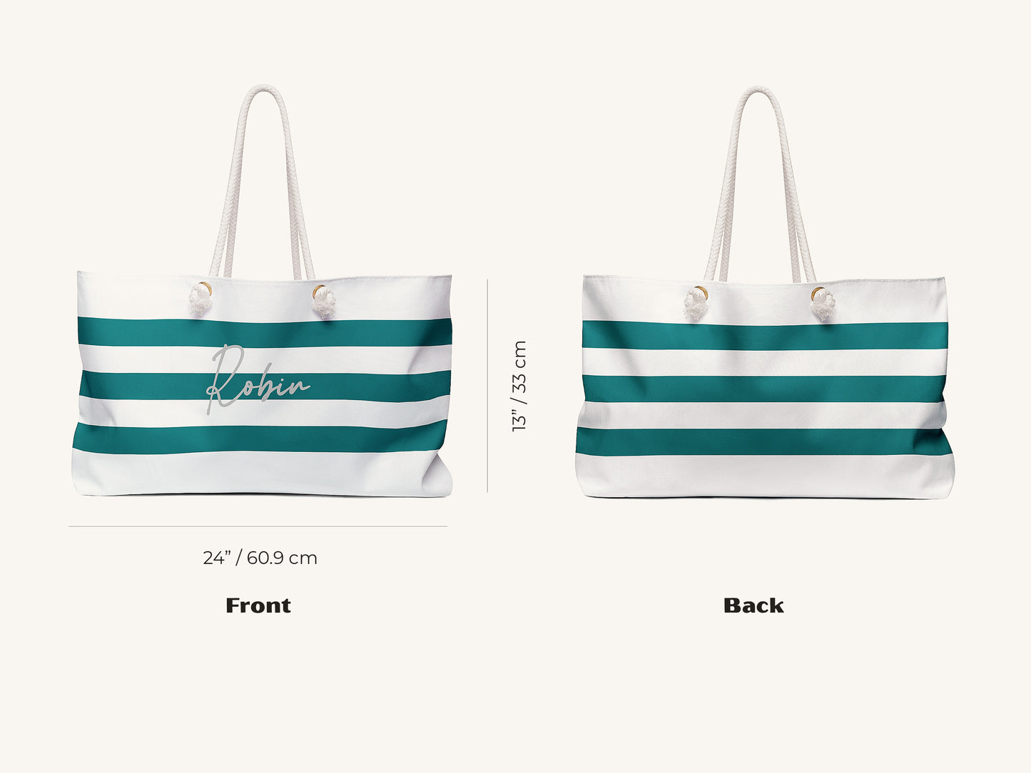 Breton Stripe Signature Beach Bag