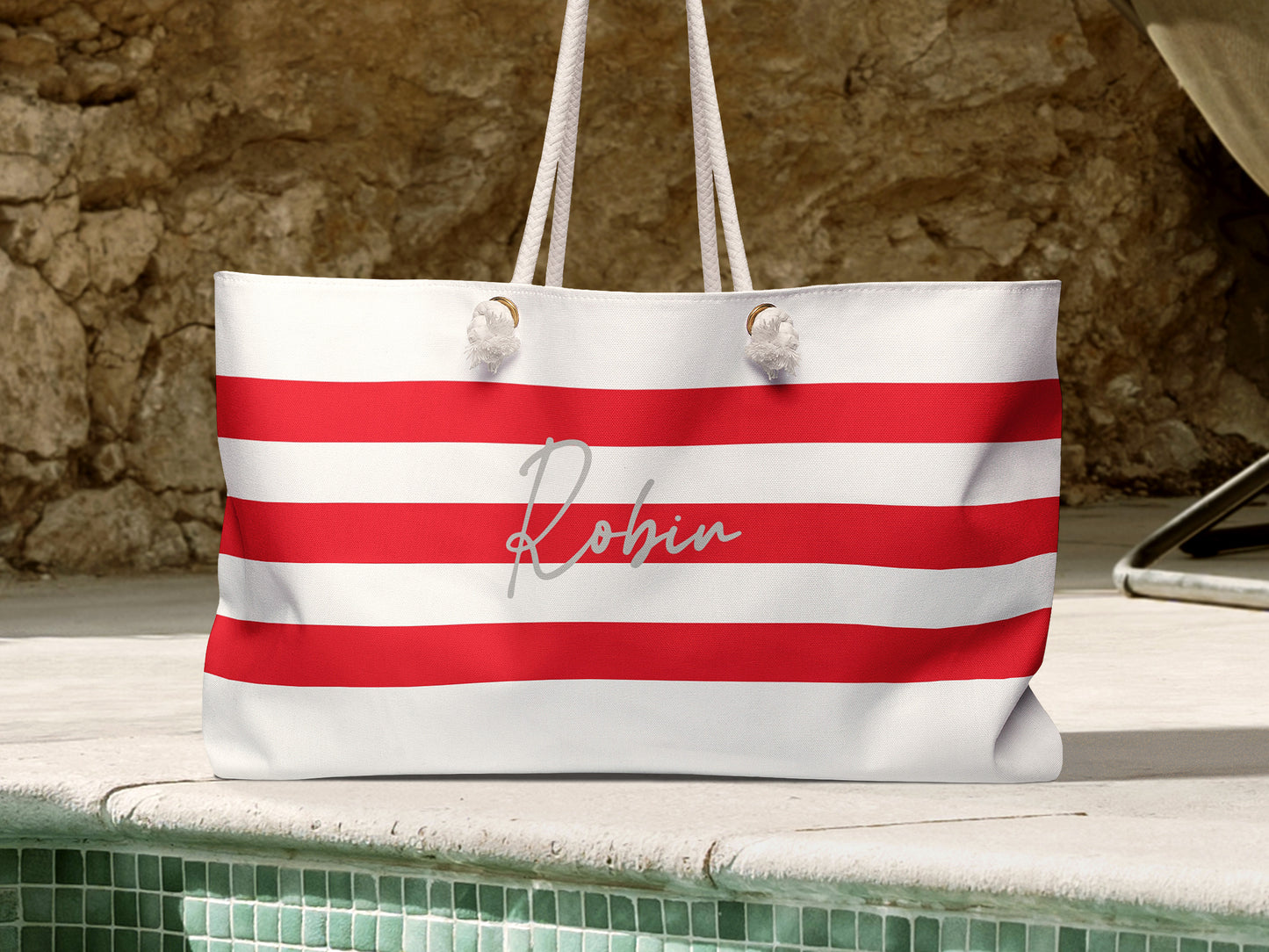 Breton Stripe Signature Beach Bag