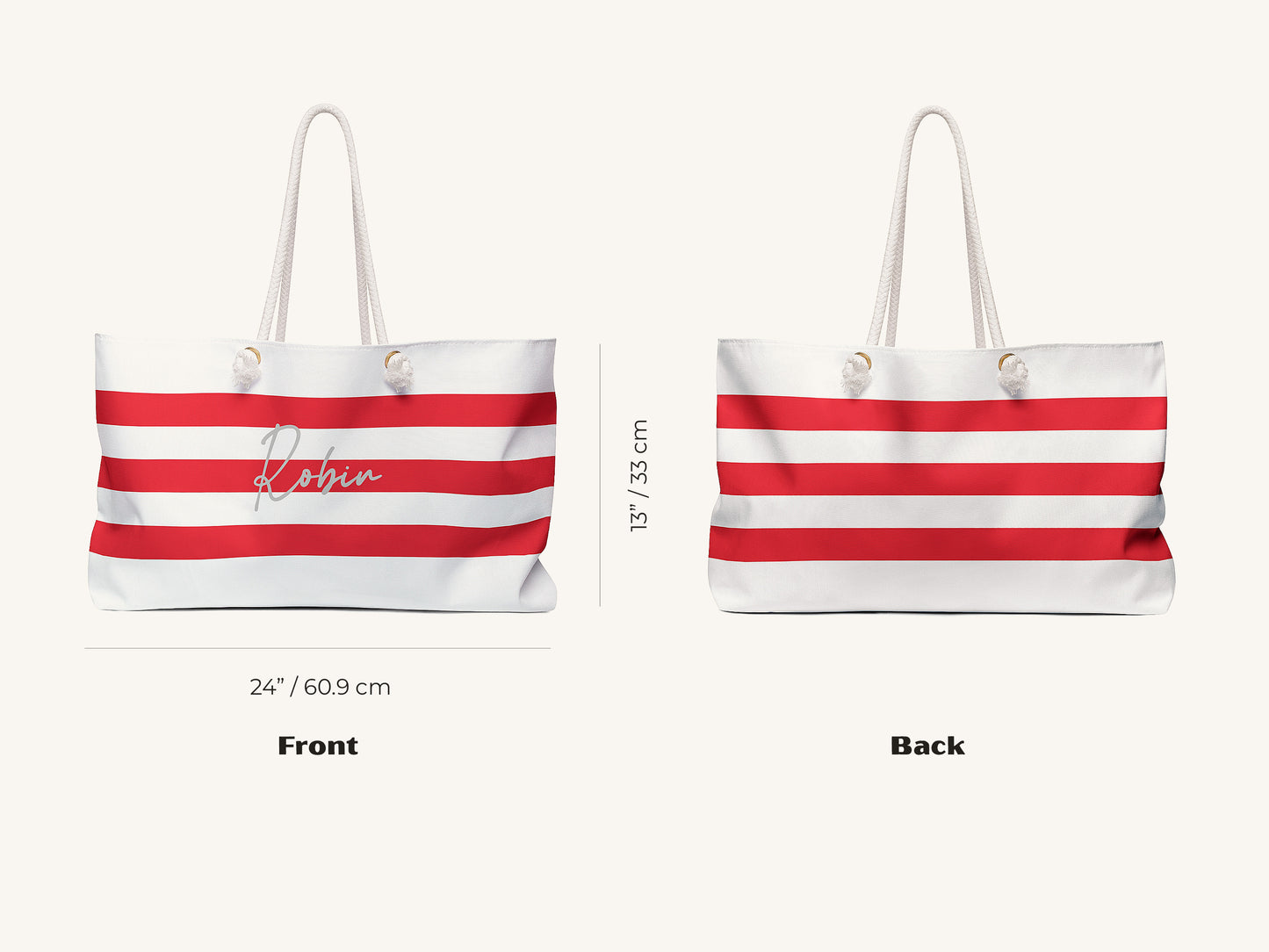 Breton Stripe Signature Beach Bag