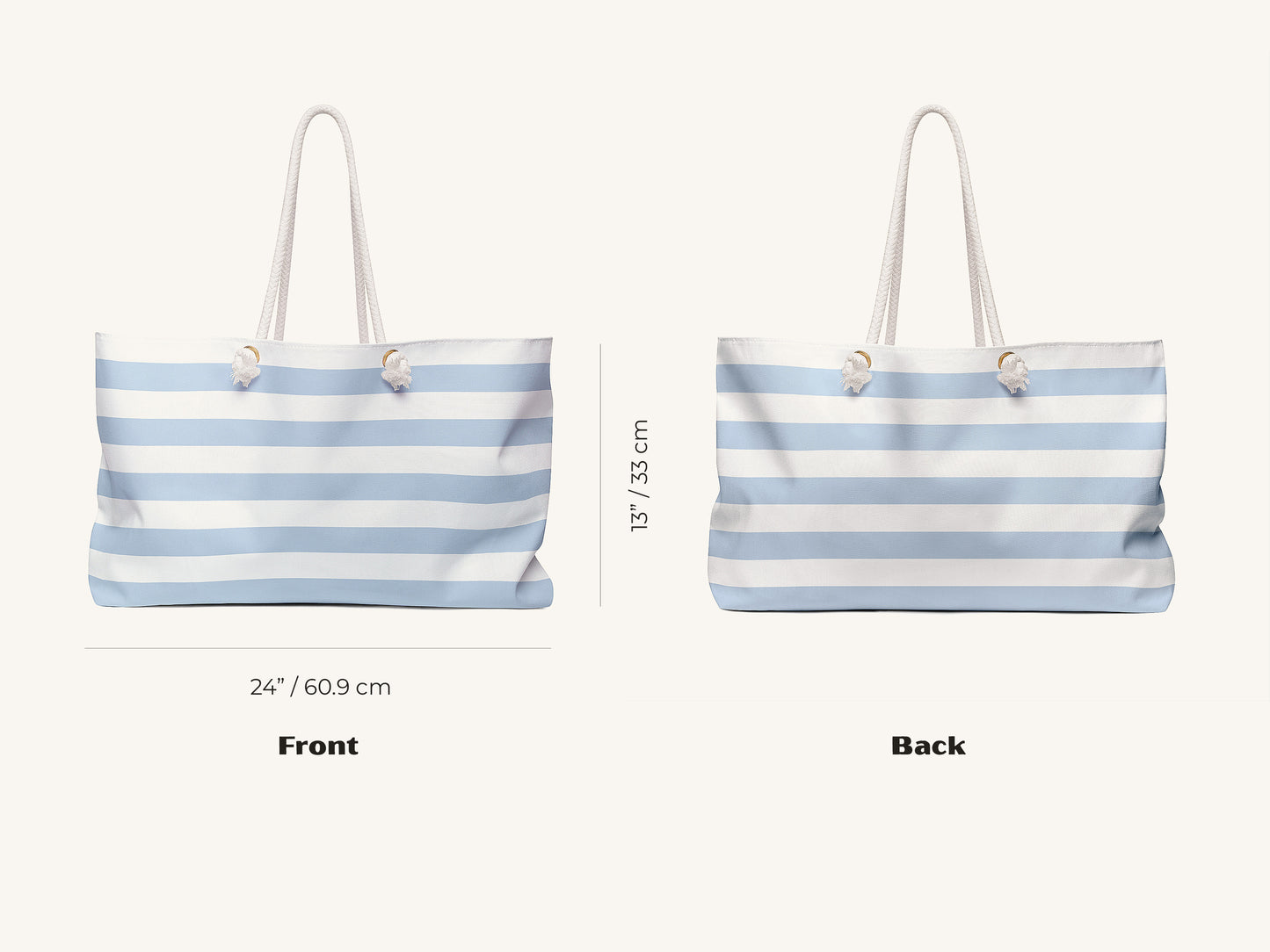 Cabana Stripe Beach Bag