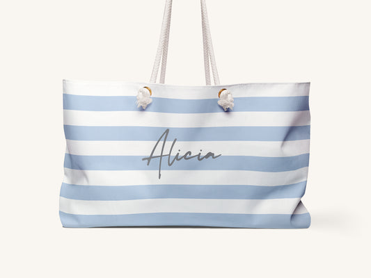 Cabana Stripe Signature Beach Bag