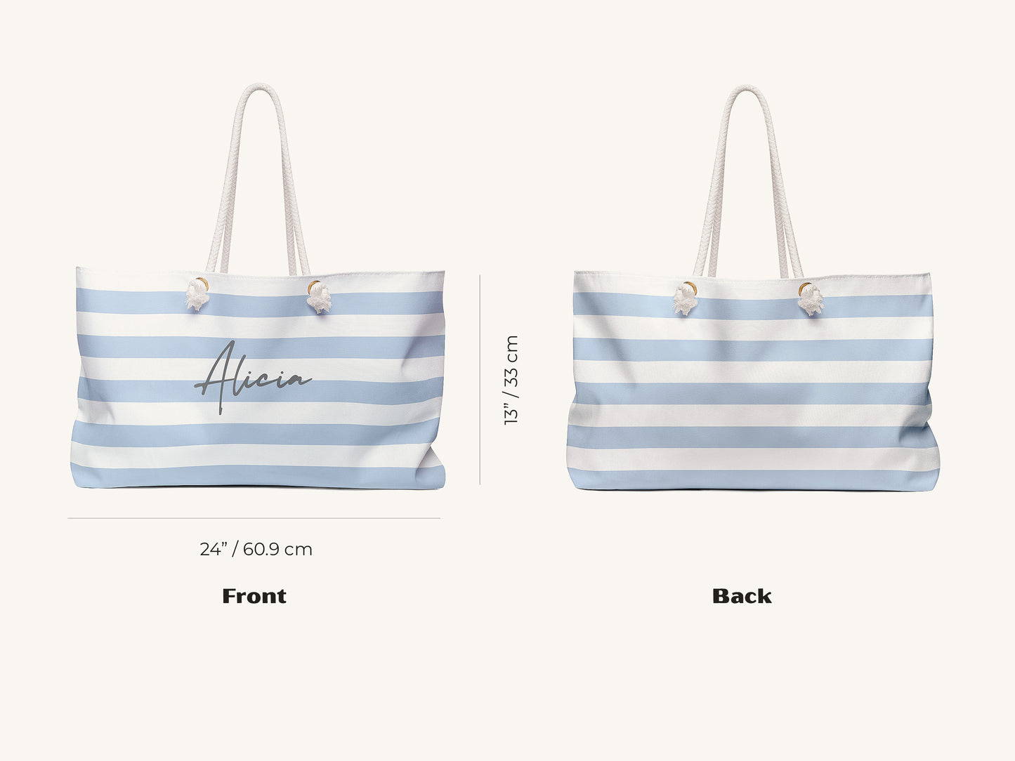 Cabana Stripe Signature Beach Bag