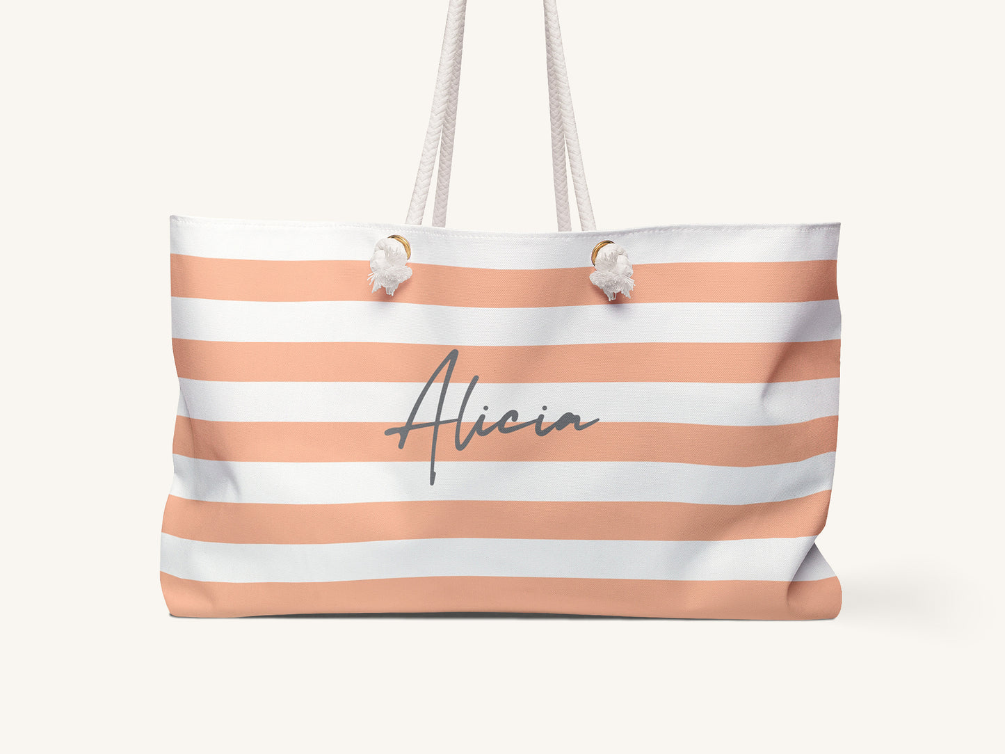 Cabana Stripe Signature Beach Bag