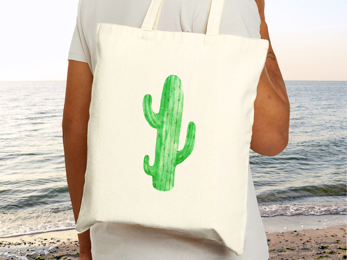 Cactus Canvas Tote