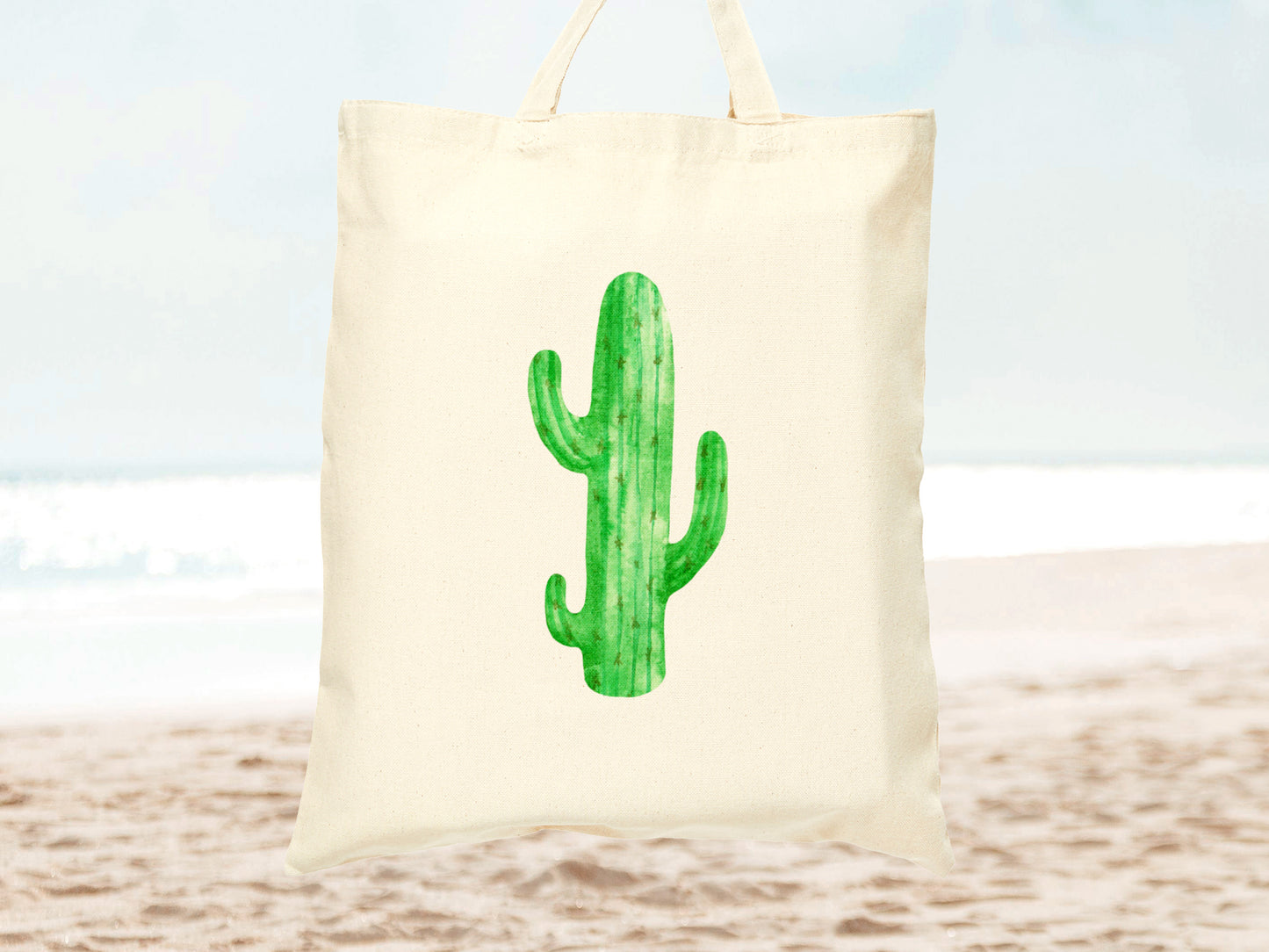 Cactus Canvas Tote