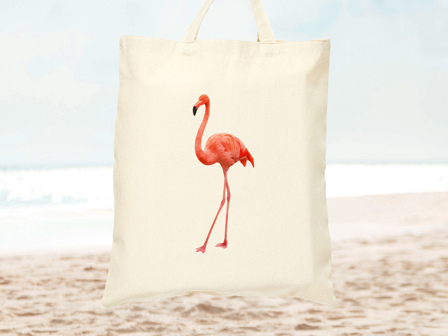 Flamingo Canvas Tote