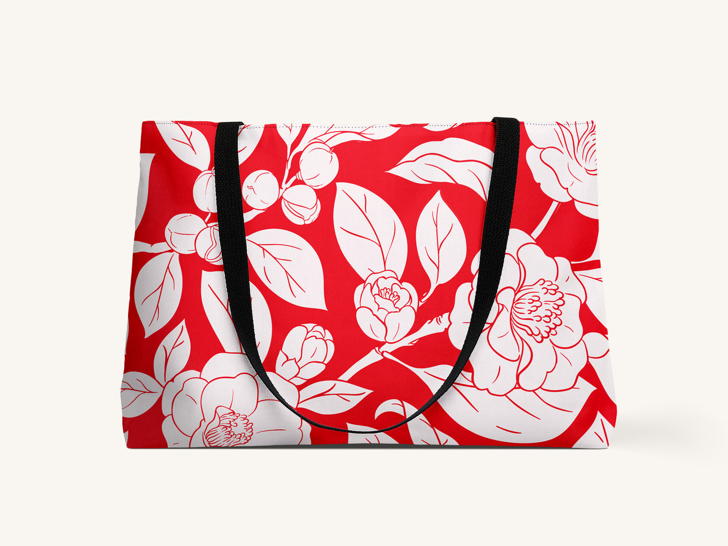 Floral Beach Bag