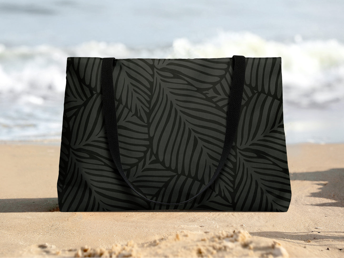 Palm Leaf Beach Bag