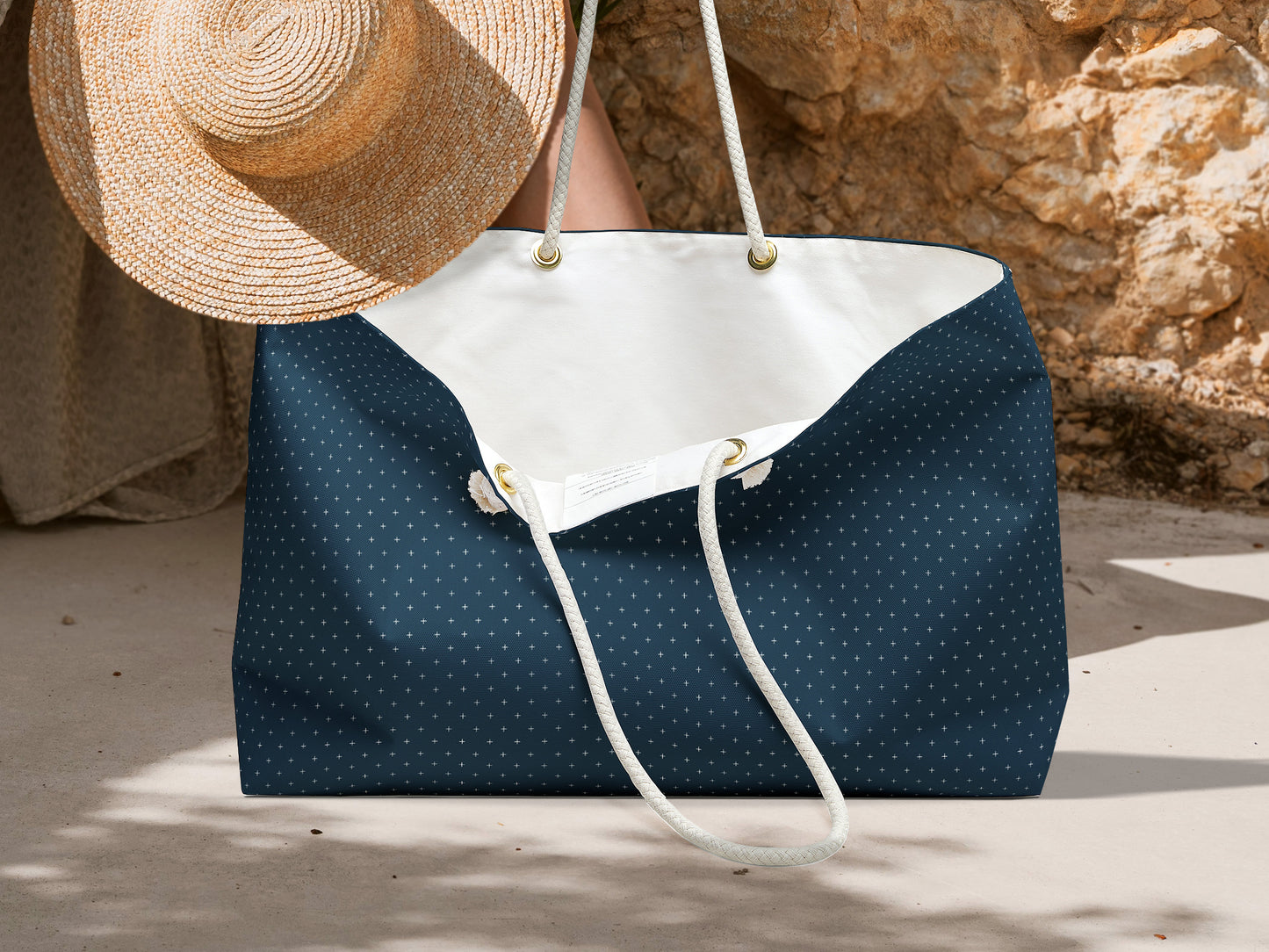 Pin Dot Beach Bag