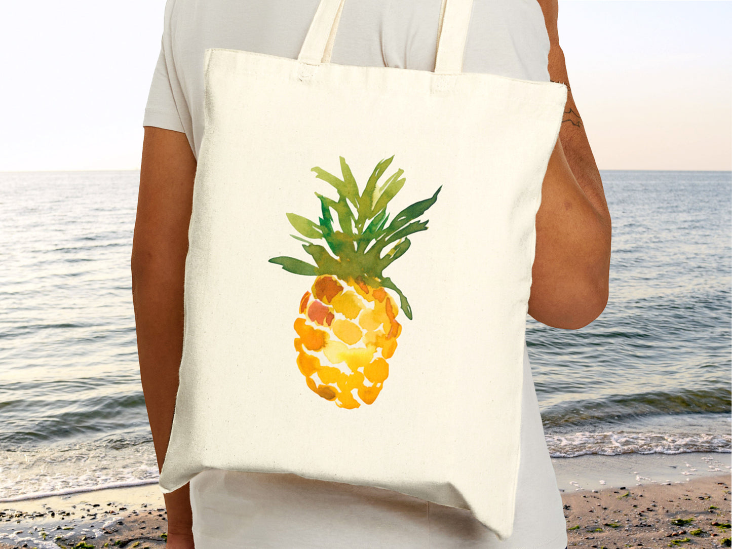 Pineapple Canvas Tote