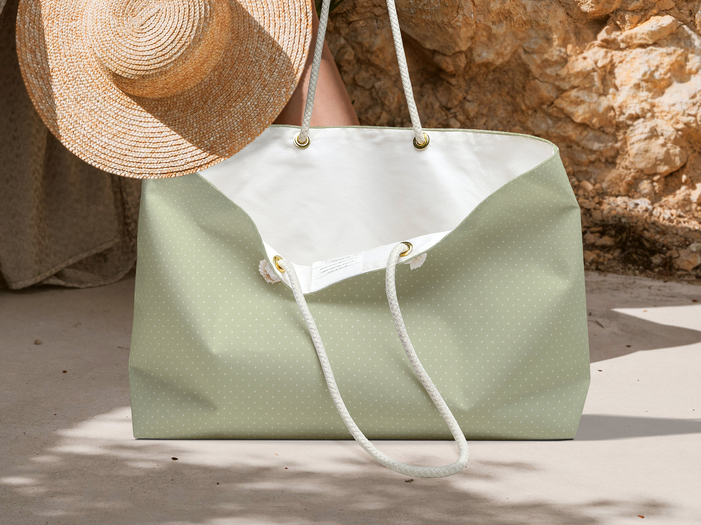 Pin Dot Beach Bag