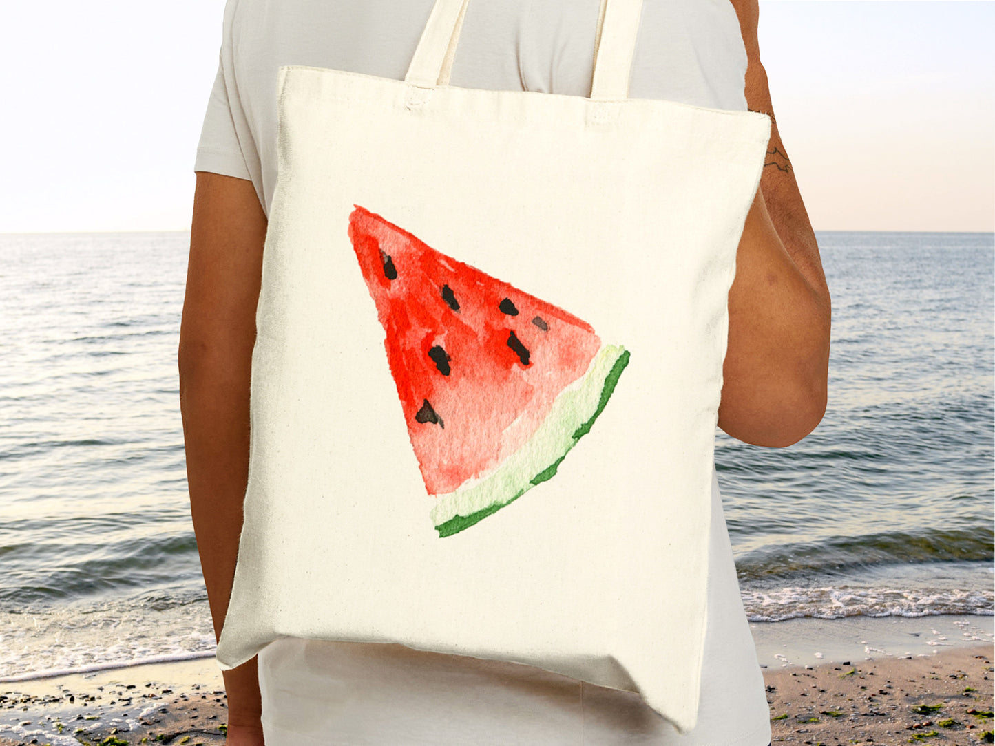 Watermelon Canvas Tote