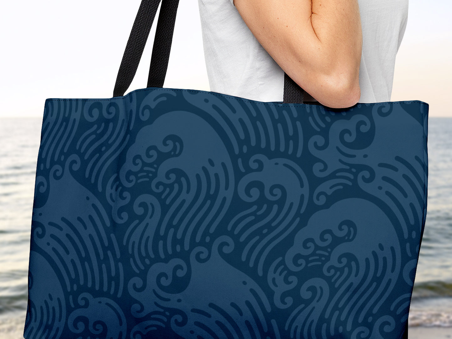 Wave Beach Bag